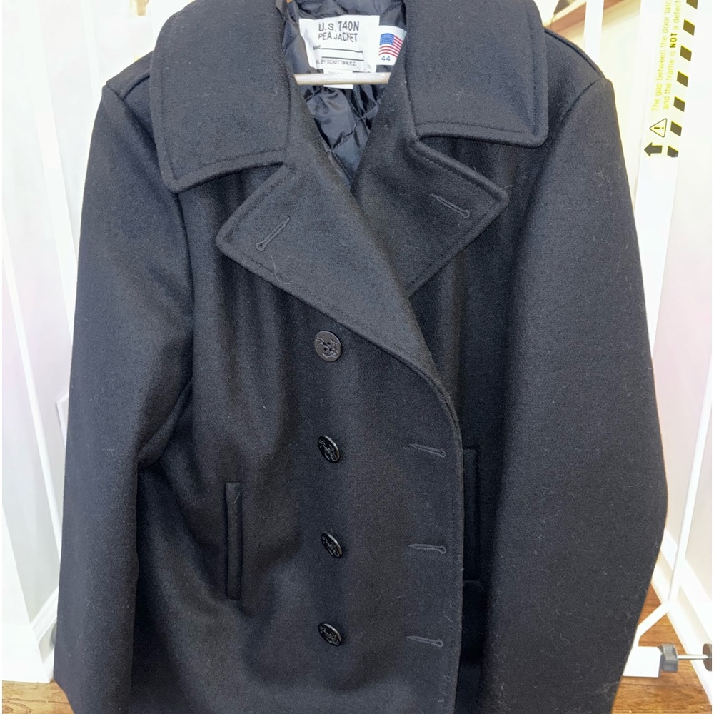 Schott men’s peacoat-LIKE NEW